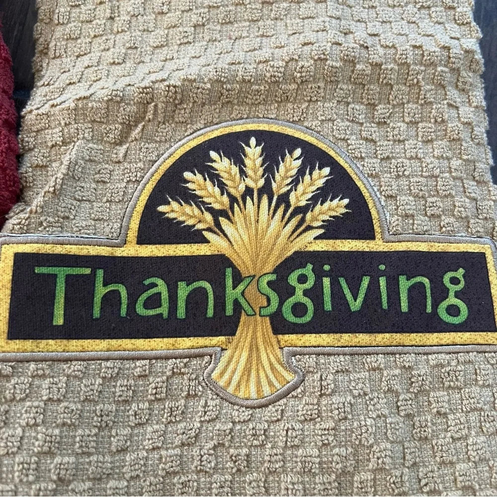 Debbie Mumm Harvest Kitchen Towels set of Three for Joann New w/Tags Fall 2008